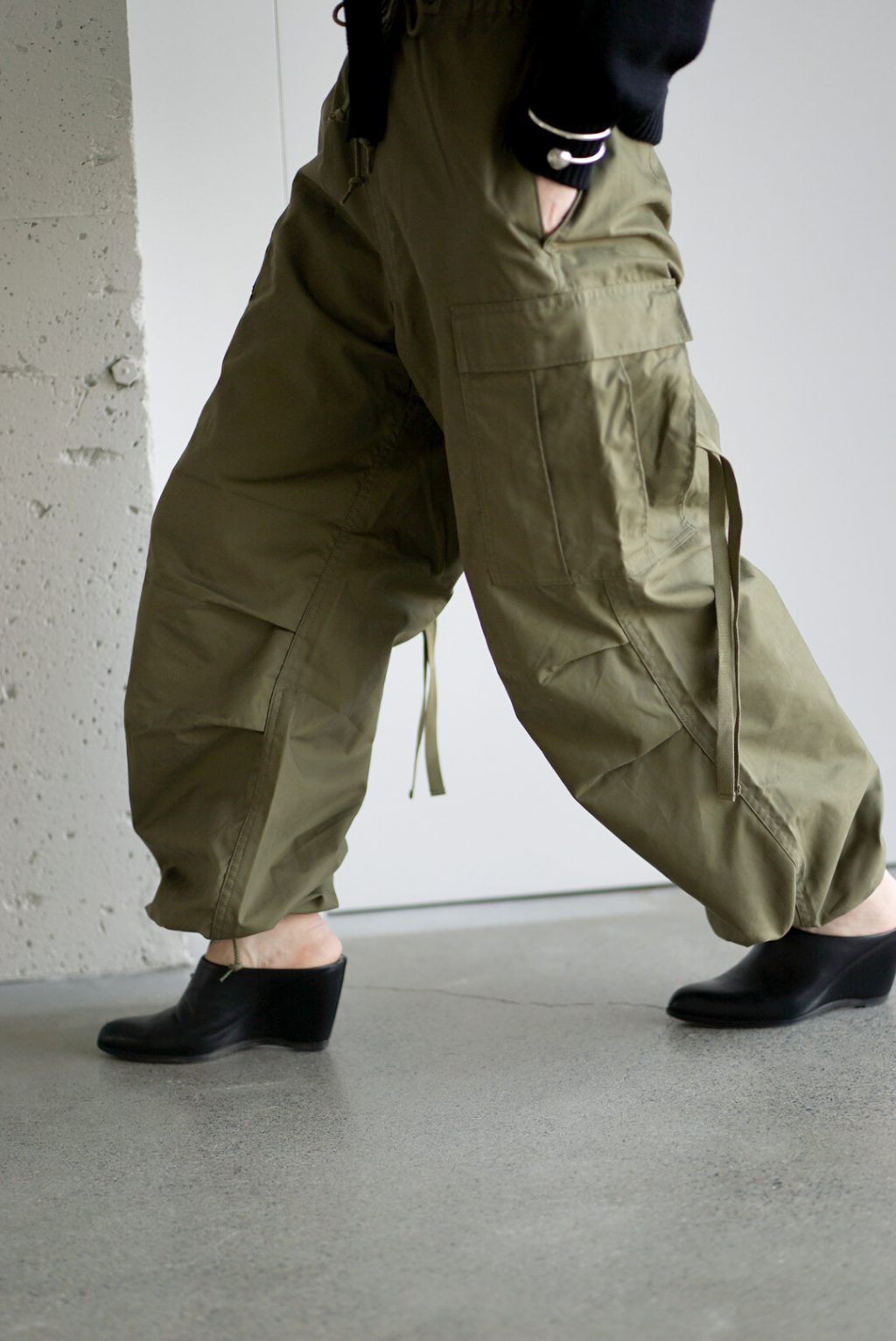 定番の冬ギフト hyke ミリタリーパンツ pants shell type m-51 - ワークパンツ/カーゴパンツ