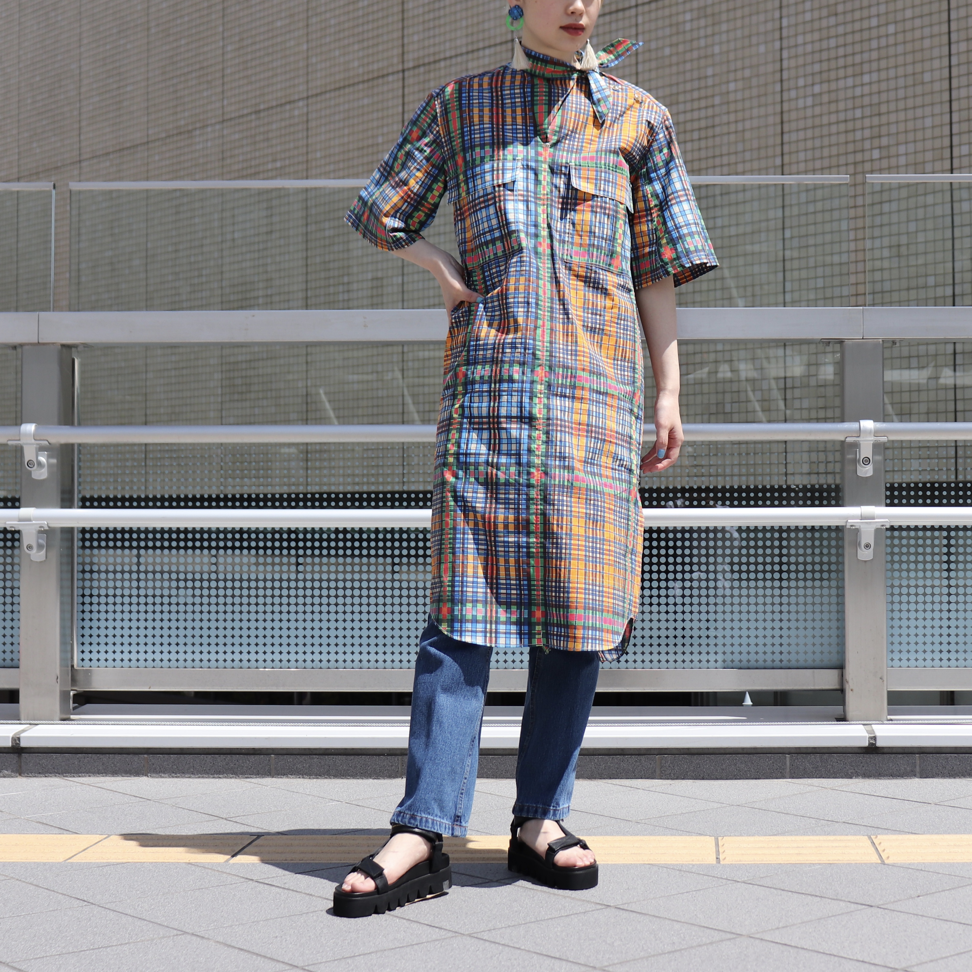 新品未使用　TOGA PULLA Check dress