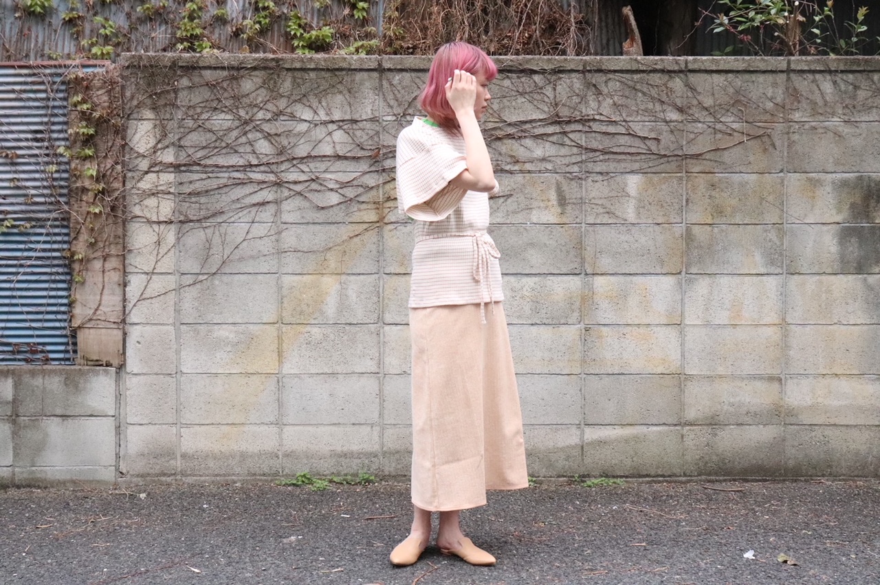 baserange Douglas Skirt ベースレンジ　リブ　スカート