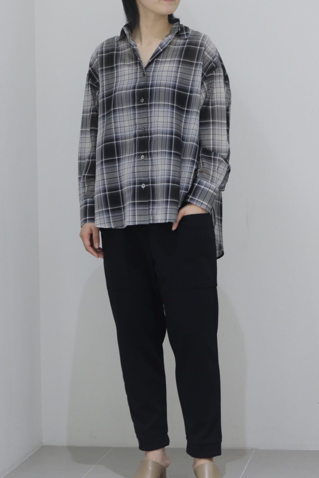 COTTON TWILL CHECK SHIRT  florent