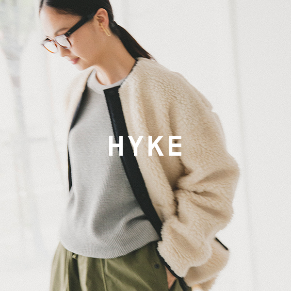 HYKE＞ボアジャケット再入荷 | st company online store 入荷案内ブログ