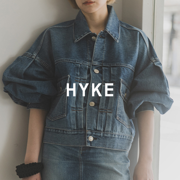 サイズ1 HYKE バルーンスリーブ デニムジャケット　ハイク　Gジャン