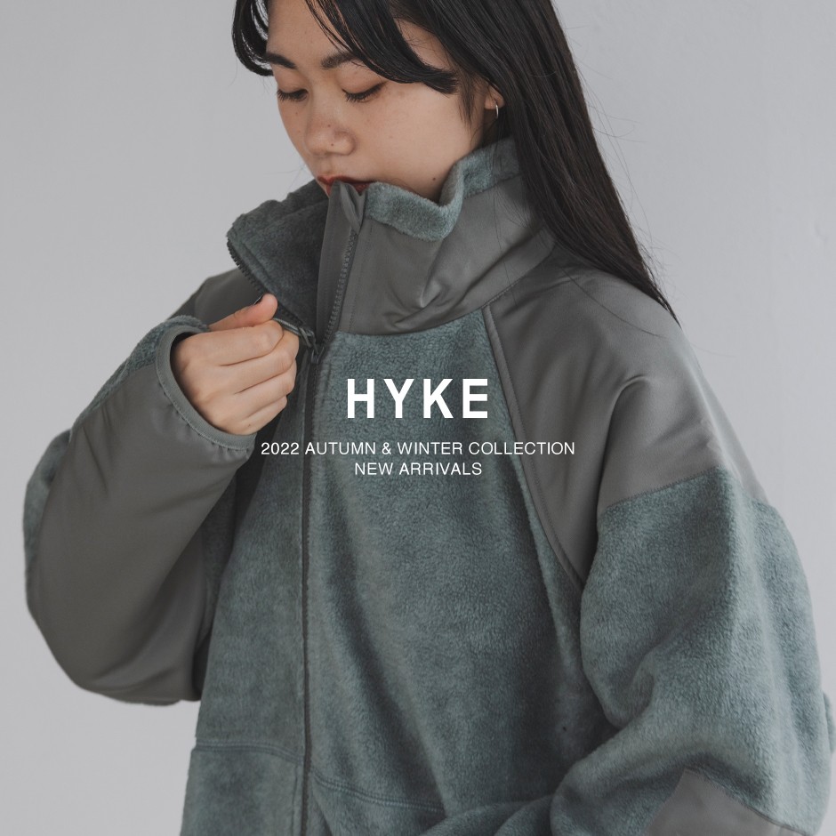 HYKE フリースブルゾン