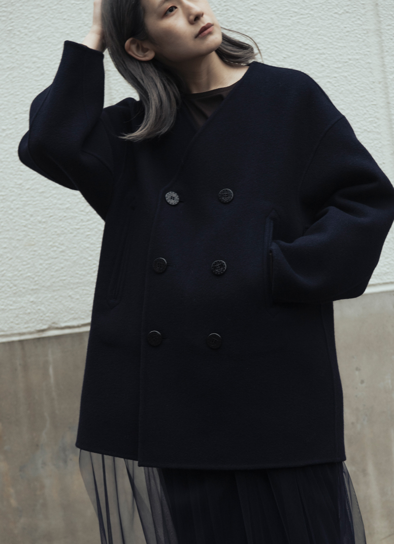 HYKE (Women)/ハイク ＤＯＵＢＬＥ ＦＡＣＥ ＰＥＡＣＯＡＴ-