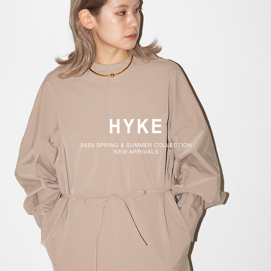 HYKE【WORK WIDE PANTS】