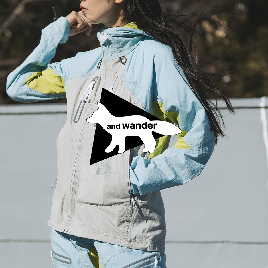 MAISON KITSUNÉ × and wander 初コラボレーション | st company online