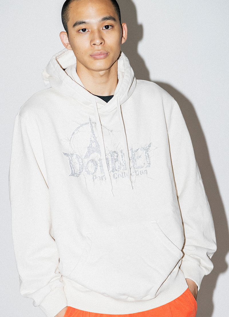 Doublet 23aw HALH LOOSE ZIP UP HOODIE