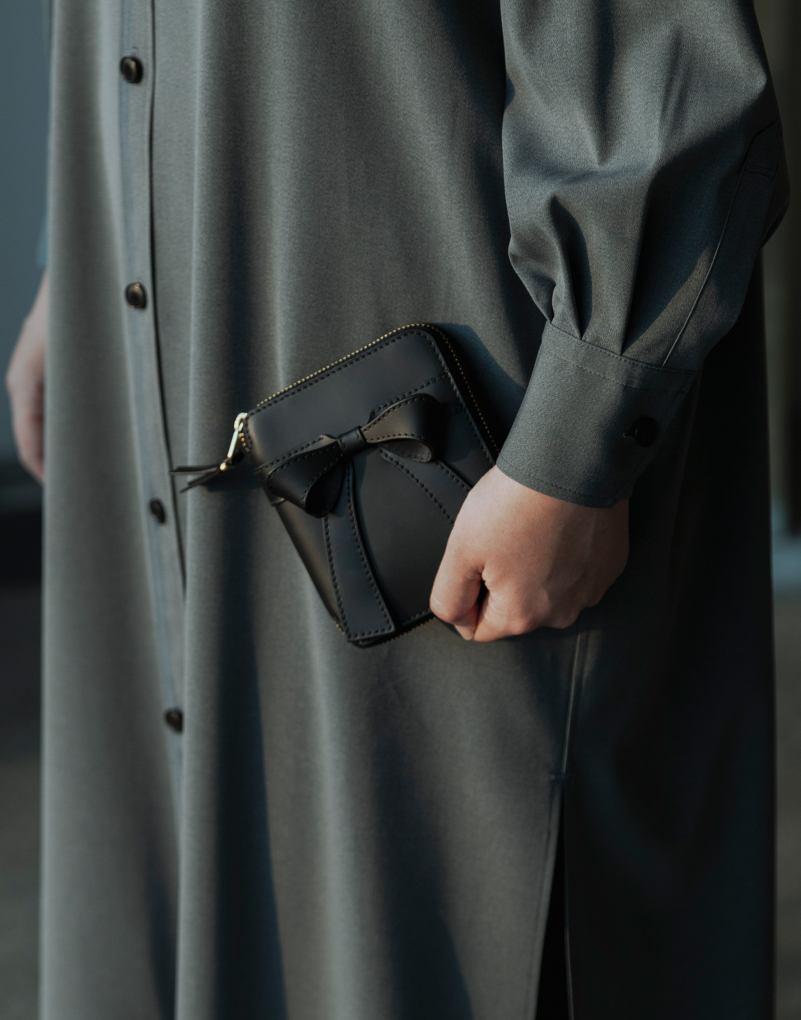 HYKE MELTON CADET COAT